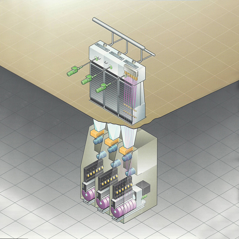 PET、PA、PP、またはその他の原材料を使用したPOY紡績生産ライン